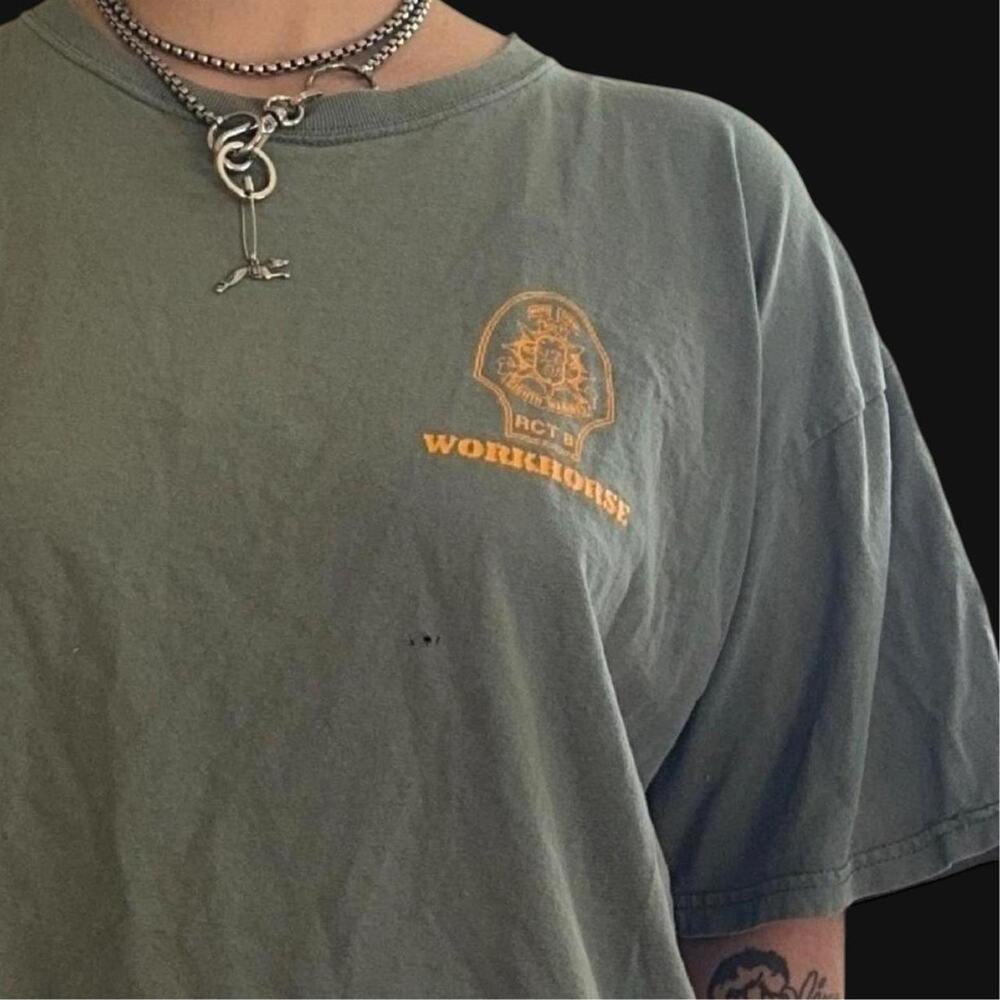 2000s USMC 8th Marine Regiment RCT-8 “Workhorse” graphic T-Shirt